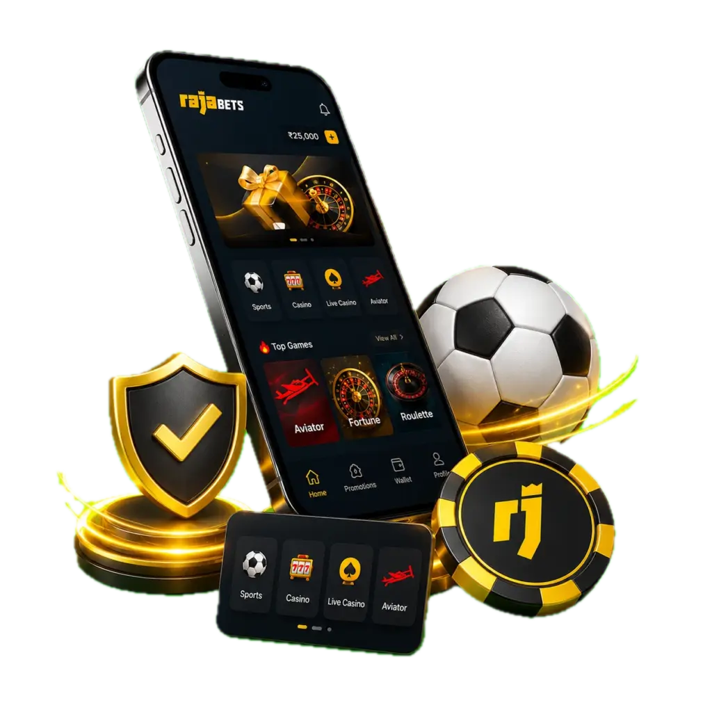 Rajabets mobile application for indian players